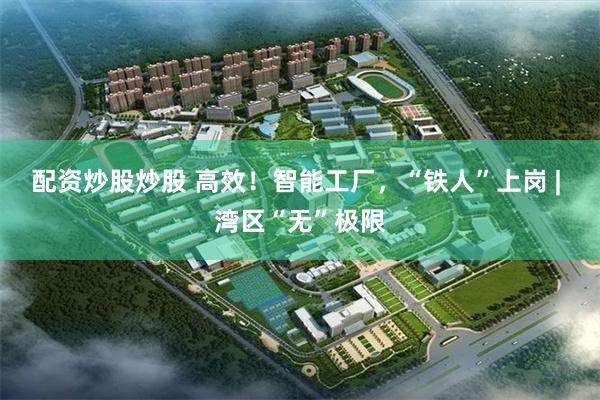 配资炒股炒股 高效！智能工厂，“铁人”上岗 | 湾区“无”极限