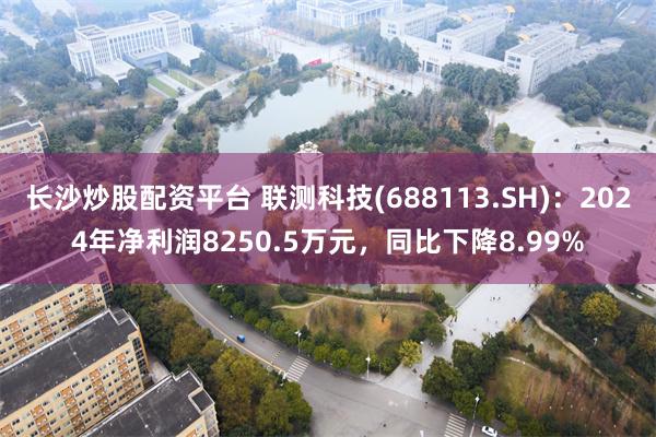 长沙炒股配资平台 联测科技(688113.SH)：2024年净利润8250.5万元，同比下降8.99%