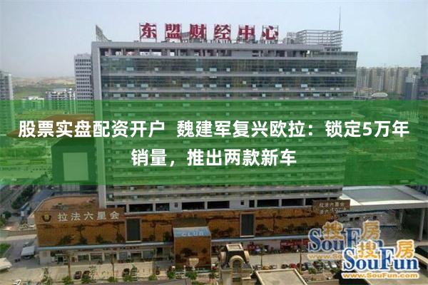 股票实盘配资开户  魏建军复兴欧拉：锁定5万年销量，推出两款新车