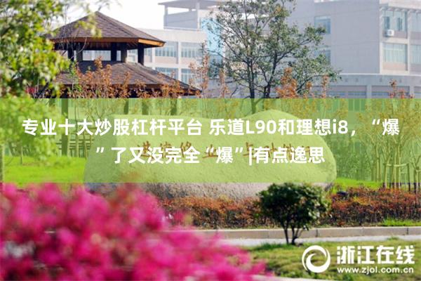 专业十大炒股杠杆平台 乐道L90和理想i8，“爆”了又没完全“爆”|有点逸思